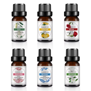 Huiles essentielles hydrosolubles de qualité supérieure à base d'eau - Huiles parfumées naturelles aux senteurs de rose, cerise, citron, océan, lys et jasmin - Product Image 3