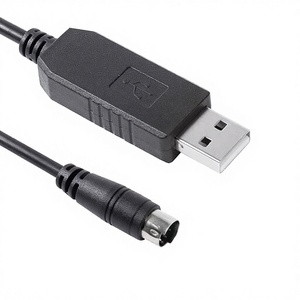 Câble Série USB-A Mini Din 8 Broches Mâle Droit RS232 CT-62 pour Données CAT, 1,8 m, pour Radios Série <span class=keywords><strong>FT</strong></span>-100/<span class=keywords><strong>817</strong></span>/857/897 - Product Image 1