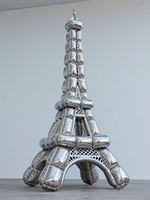 Art public ballon tour Eiffel Sculpture extérieur carré affichage paysage centre commercial décor métal artisanat classique Statue