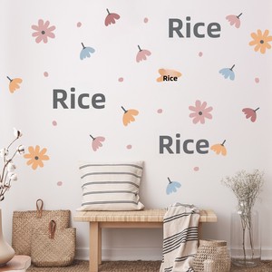 Adesivi <span class=keywords><strong>Murali</strong></span> <span class=keywords><strong>per</strong></span> Cameretta Bambini con Pois, Stile Bohémien, Applicazioni Carine, Impermeabili, Antimuffa, con Verniciatura Opaca in PVC - Product Image 1