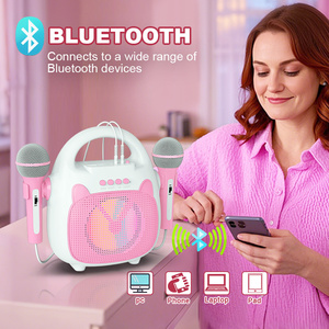 CH-009 d'usine Enfants USB TF Carte FM Radio Portable Portable Karaoké Haut-parleur avec Micro <span class=keywords><strong>Filaire</strong></span> Mignon <span class=keywords><strong>Bluetooth</strong></span> Haut-parleur - Product Image 5
