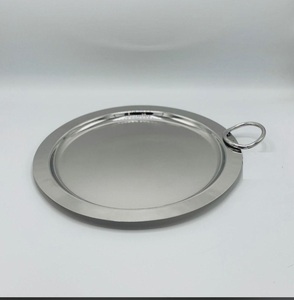 <b>Large</b> Capacity Stainless Steel Serving <b>Tray</b> Ideal For Dry Fruits Buffet Serving And Family Gatherings - Product Image 4