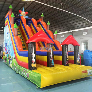 Dành cho người lớn kích thước <span class=keywords><strong>Bouncer</strong></span> trượt với hồ bơi 18ft trượt nước Inflatable trẻ em ngoài trời - Product Image 1