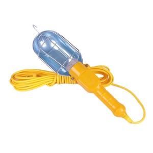 Lampe d'inspection portative jaune de type A avec abat-jour en fil de fer et fil de cuivre pour l'entretien et l'inspection des machines industrielles - Product Image 4