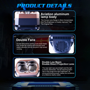 Xenplus LP54 PLUS LED <strong>Projector</strong> Lens 3 Inch High Low Beam 12V Universal Led Len Car IP68 Waterproof <strong>Bi</strong> LED <strong>Projector</strong> - Product Image 5