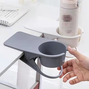 Home Office Plastic Drink Coffee Mug Cup Holder Clip Desk Cup Holder With High Quality
