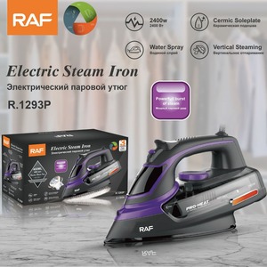 Fer à repasser électrique portable RAF, nouvelle collection 2026, pour voyage et maison, auto-nettoyant, vapeur verticale, semelle en céramique - Product Image 5