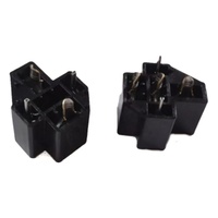 Relais industriel noir KC-004, certification CE ROHS, relais automobile pour circuit imprimé, socle électromagnétique