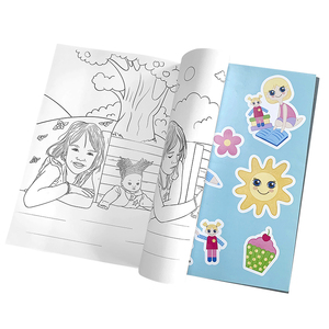 Pour enfants/enfants adultes impression <span class=keywords><strong>mandala</strong></span> <span class=keywords><strong>à</strong></span> couverture rigide avec des autocollants mats impression personnalisée livre de coloriage - Product Image 5