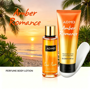 Set de Loción Corporal y Perfume ADMD Amber Romance/Lone Addict/<span class=keywords><strong>Bare</strong></span> <span class=keywords><strong>Vanilla</strong></span>, Kit de Cuidado Corporal con Aroma - Product Image 5