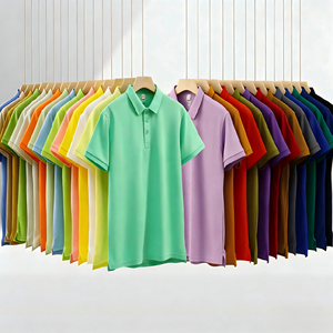 Wholesale Unisex Custom Breathable Polo <b>Shirts</b> Short Sleeves With Logo for Business Events Team Building Campus Events - Product Image 1