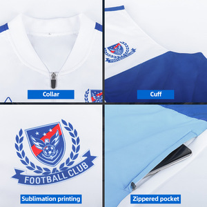 Diseño personalizado de algodón cálido a prueba de viento de fútbol chaqueta de invierno <span class=keywords><strong>Chaleco</strong></span> de entrenamiento abrigo deportes <span class=keywords><strong>acolchado</strong></span> hombres fútbol chaqueta <span class=keywords><strong>chaleco</strong></span> - Product Image 6