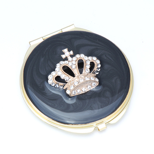 Espejo redondo de diseño de corona, espejo portátil para belleza, joyería, espejo compacto - Product Image 6