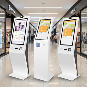 ตู้คีออสก์บริการตนเองแบบตั้งพื้น 32 นิ้ว หน้าจอสัมผัส สำหรับการชำระเงินและข้อมูล ใช้ภายในอาคาร - Product Image 1