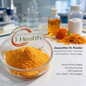 Ekstrak Bunga Marigold Zeaxanthin 5% Berkualitas Tinggi, Bubuk Lutein Zeaxanthin Kelas Makanan - Product Image 1