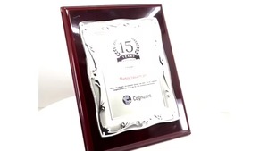 Indian Supplier Elegant Silver Scroll Plate <b>Plaque</b> for <b>Metal</b> Scroll Frame and Timeless Engraving Available for Worldwide Supply - Product Image 2