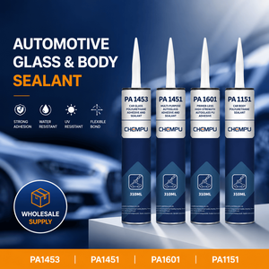 Adhesivo de <span class=keywords><strong>Vidrio</strong></span> para Autos de 600 ml, Directo de Fábrica, Resistente a los Rayos <span class=keywords><strong>UV</strong></span>, Anti-Fugas, para Unión de Vidrios Traseros, Sellador de PU Resistente - Product Image 1