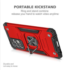 Cubiertas de la caja del teléfono celular con soporte de anillo para <span class=keywords><strong>TCL</strong></span> <span class=keywords><strong>10</strong></span> Soporte giratorio para automóvil Cubierta trasera de diseñador resistente a prueba de golpes para <span class=keywords><strong>TCL</strong></span> 10SE - Product Image 5