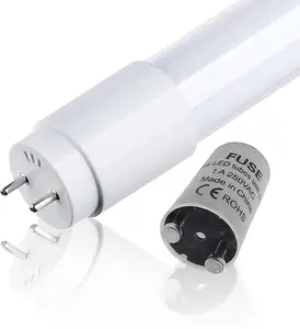 Tubo de LED branco fresco padrão da UE de alto brilho 4000k G13 T8 iluminação 9w 12w 18w 22w 2ft 3ft 4ft 5ft Tubo de LED de plástico Nano