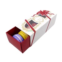 Scatola Pieghevole Personalizzata per Dolci con Finestra Trasparente per Pasticceria, Macaron, Biscotti, Ciambelle