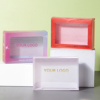 Boîtes en plastique transparentes personnalisées Zhenxiong Printing, haute qualité, PET, PP, PVC, pour emballage de cosmétiques