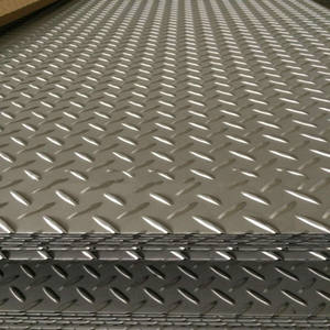 201 304 316 Placa de acero inoxidable en relieve a cuadros Decoración Hoja de acero inoxidable Placa de bobina Hoja de acero inoxidable en relieve - Product Image 4