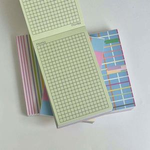 Art Color Pattern Loose Leaf Memo Pad Notebooks Creative Stationery for Office School Use Modern Design Paper Can Memos - Product Image 3
