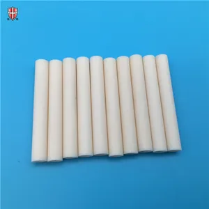 Ceramic Tubes Suppliers Slip Casting Small Diameter Alumina Ceramic Tube Pipe