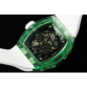 Reloj de edición limitada para hombre, de 26 años de antigüedad, de alta gama, con esfera transparente de cristal, movimiento mecánico automático, resistente al agua. - Product Image 3