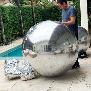 <b>Custom</b> Huge Inflatable Mirror Ball, <b>Balloon</b> for Wedding and Party Mirrior Ball Sphere Gold Inflatable Mirror Ball Sphere <b>Balloon</b> - Product Image 6