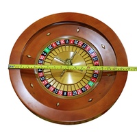 YH 18/20 Zoll Professionelles 00 Amerikanisches Roulette-Rad aus Holz Mesa Ruleta De Casino Roulette-Rad zum Verkauf