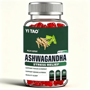 Gomitas de Ashwagandha OEM - Reduce el estrés, mejora la memoria, aumenta la calidad del sueño, aumenta la energía. - Product Image 1