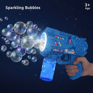 3 + आयु एब्स प्लास्टिक लाइट ध्वनि प्रभाव आउटडोर खिलौना बच्चों के लिए इलेक्ट्रिक स्पेस बबल गन खिलौने उपहार - Product Image 6