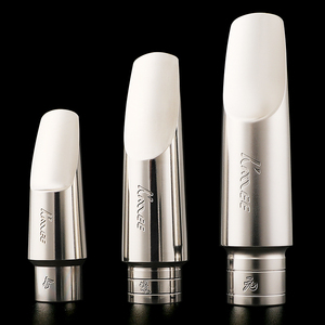 無料サンプリング初心者-適切な真鍮のマウスピースカスタムロゴサックスシルバーメタル - Product Image 2