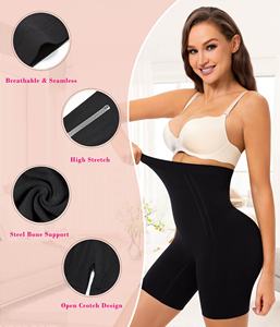 Fajas de Control de barriga para mujer, ropa interior para levantar glúteos, bragas moldeadoras de cuerpo sin costuras, pantalones cortos de cintura alta, adelgazantes para muslos - Product Image 2