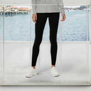 Pantalones de Yoga de Encaje Transpirables con Logotipo Personalizado OEM para Mujer, Diseño Sólido, Ropa Deportiva Informal para Gimnasio, Cierre Elástico - XS Push al por Mayor - Product Image 2