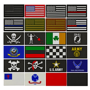 แพทช์ปักลายกองกำลังสืบสวนอนิเมะ Attack on Titan สายรัดแขน PVC ปีก ดาบ กุหลาบ ม้า ตะขอเกี่ยว ยาง ดอกไม้ หัวใจ หมวก - Product Image 5