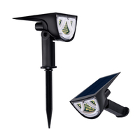 Étanche 43 LEDs Couleur Changeante RVB Multicolore Sans Fil Solaire Jardin Paysage Chemin Lumières Solaire Spot Lumières Extérieur