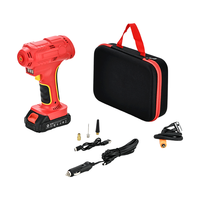Gonfleur de pneus hybride 21V double alimentation, batterie Li-ion 7500mAh, alimentation allume-cigare de voiture DC, gonflage rapide, jauge numérique LED/SOS