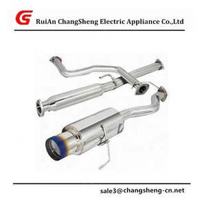 Nuevo ESCAPE DE ACERO INOXIDABLE CATBA4 "PUNTA DE SILENCIADOR CATBACK/<span class=keywords><strong>CAT</strong></span> BACK RACING TUBO DE ESCAPE 1992-00 2/4DR EG/EK/<span class=keywords><strong>EJ</strong></span> - Product Image 1