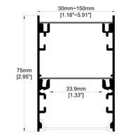 W50xH75mm Çok Katmanlı Dairesel Avizeler Alışveriş Merkezleri İçin Kullanılır