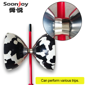 <span class=keywords><strong>Diabolo</strong></span> classique en fibre de verre avec bâtonnets en plastique pour le jeu - Product Image 4