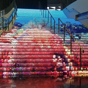 ไฟติดกระเบื้องพื้นระบบดิจิทัล LED สำหรับกระเบื้องปูพื้น LED แบบเรืองแสงแถบสำหรับกระเบื้องปูพื้นแบบ LED - Product Image 1