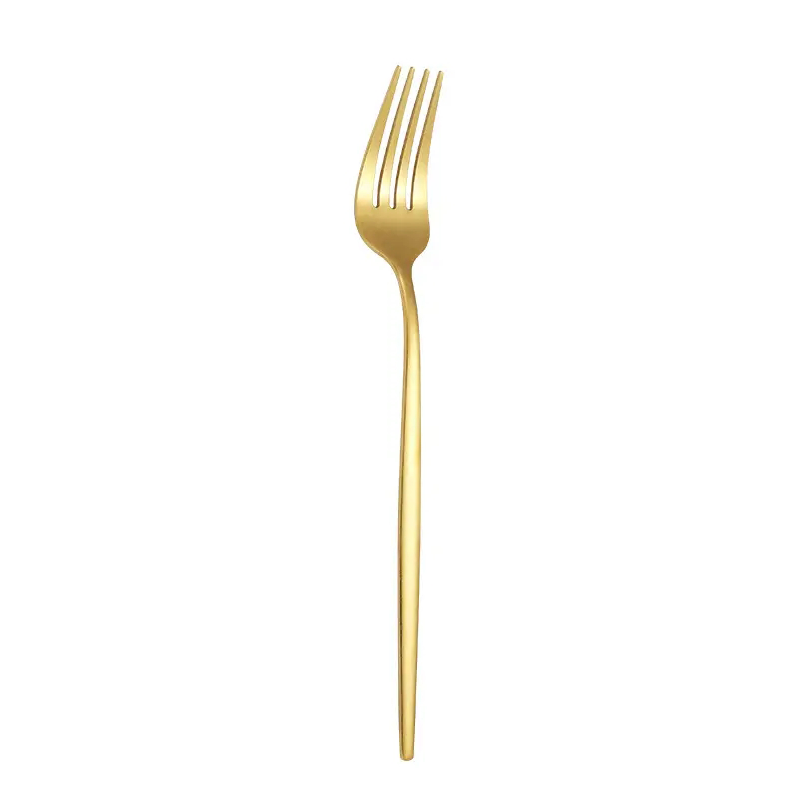 Tenedor de oro