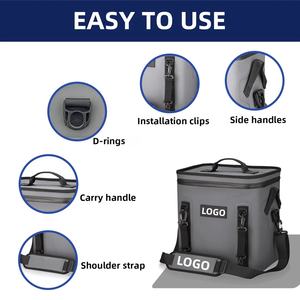 Mochila Nevera Aislada Comercial, Bolsa Térmica de Gran Tamaño para Entrega de Alimentos al Aire Libre, Proveedor de Bolsas de Almuerzo con Logotipo Personalizado - Product Image 2