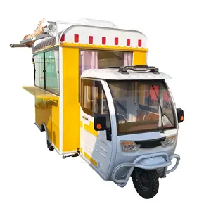 Electric 3 Wheels Coffee Bar Tuk Tuk Food Truck Motorcycle Electric Tricycle Food Cart