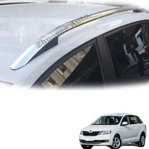 Bar rak atap mobil kustom pabrik untuk SKODA Fabia 2007 2009 2014 2012-2020 RS MK1 mk2 bagian aksesori rak bagasi krom aluminium