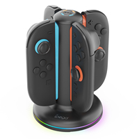 Station de charge RGB pour Nintendo Switch 2, charge rapide, support vertical magnétique pour manettes de jeu