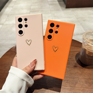 Custodia per telefono con motivo a cuore di colore caramella per <span class=keywords><strong>Samsung</strong></span> <span class=keywords><strong>Galaxy</strong></span> S25 Ultra S24 S23 S22 <span class=keywords><strong>S21</strong></span> <span class=keywords><strong>Cover</strong></span> per cellulare in morbido TPU - Product Image 3