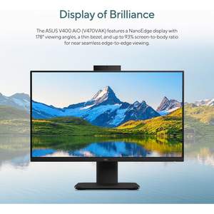 Asus V470 Todo en Uno, Pantalla Táctil FHD de 27 Pulgadas, 16 GB de RAM, 1 TB SSD, Procesador Intel Core I5, Windows, Uso Personal - Product Image 4